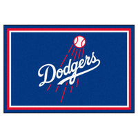 MLB - Los Angeles Dodgers Script 5ft. x 8 ft. Plush Area Rug