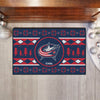 NHL - Columbus Blue Jackets Holiday Sweater Rug - 19in. x 30in.