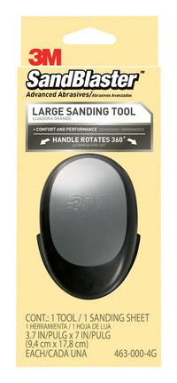 3M SandBlaster Red Fine 120-Grit Sanding Tool 7 L x 3-2/3 W in.