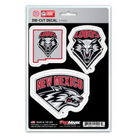 University of New Mexico 3 Piece Decal Sticker Set