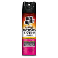 Hot Shot Aerosol Ant, Roach & Spider Killer 17.5 oz (Pack of 12)