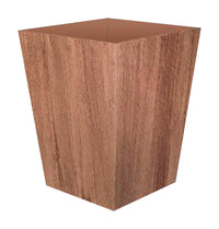 Suncast Farmington Brown Resin Square Planter 18 H x 16 W x 16 D in.