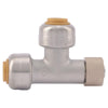 SharkBite 1/4 in. PTC X 3/8 in. Brass Stop Valve