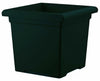 HC Companies 13.25 in. H X 15.5 in. W X 15.5 in. D Plastic Accent Planter Black