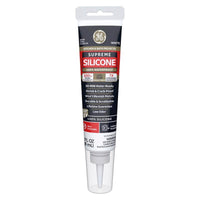 Supreme Silicone Kitchen & Bath Sealant- Squeeze, White, 2.8-oz. (Pack of 12)