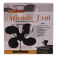 US Stove Ashley Miracle Heat Steel Elegant Wood Stove Fan