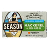 Season Brand Mackerels - Fillets - in Olive Oil - 4.375 oz - case of 12