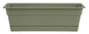 Bloem Dura Cotta 5.75 in. H X 24 in. W X 7.5 in. D Plastic Window Box Green