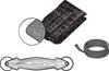 Prime-Line Black Fiberglass Screen Door Repair Kit 48 in. W X 84 in. L 1 pk