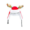 Dyno Antler Antler Santa Hat Red/White Plush 1 (Pack of 12)