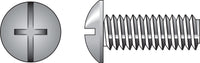 Hillman No. 8-32 X 1-1/4 in. L Combination Truss Head Zinc-Plated Steel Machine Screws 100 pk