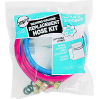 Harvey's 3/8 in. Female X 3/8 in. D Female 4 ft. Rubber Washing Machine Hose