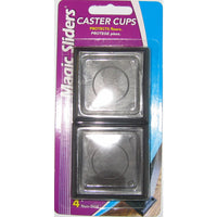 Magic Sliders Plastic Protective Pads Brown Square 2 in. W X 2 in. L (Pack of 6)