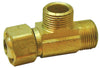 BK Products ProLine 3/8 in. Compression Sizes X 3/8 in. D MPT Brass Tee