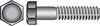 Hillman 7/16 in. D X 4 in. L Zinc Plated Steel Hex Bolt 25 pk