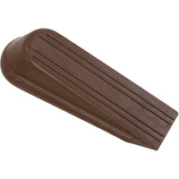 V334 4â€ Rubber Wedge Door Stop 2/pk - Brown