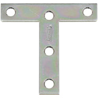 National Hardware 5/8 in. W Zinc-Plated Steel T Plates (Pack of 20)