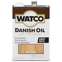 Watco Transparent Natural Danish Oil 1 gal. (Pack of 2)