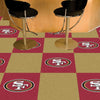 NFL - San Francisco 49ers Team Carpet Tiles - 45 Sq Ft.