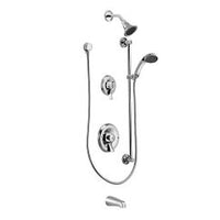 Chrome transfer Posi-Temp(R) tub/shower