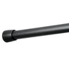 InterDesign Small Matte Black Finish Stainless Steel Cameo Constant Tension Rod 42 L x 1.8 Dia. in.