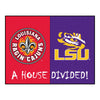 House Divided - UL-Lafayette / LSU House Divided Rug