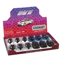 Toysmith 5017 5" KiNSMARTÂ® Sleek BMW i8 Sports Car Assorted Colors Counter Display (Pack of 12).