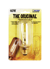 Feit Electric The Original 40 W T12 Vintage Incandescent Bulb E26 (Medium) Soft White 1 pk (Pack of 6)