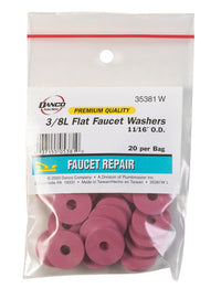 Danco 3/8 in. D Rubber Washer 20 pk