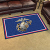 U.S. Marines Eagle, Globe, and Anchor 4ft. x 6ft. Plush Area Rug