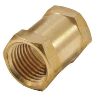 Forney Brass Coupler 1/4 in. Female X 1/4 in. Female 1 pc