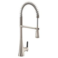 Spot resist stainless one-handle high arc pulldown kitchen faucet