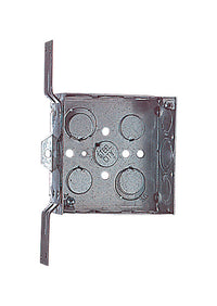 Steel City 21 cu in Square Steel Outlet Box Silver