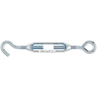 Hampton Zinc-Plated Aluminum/Steel Turnbuckle 350 lb. (Pack of 5)