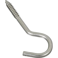 2153BC 1/4" x 4-1/4" Screw Hook - Stainless Steel