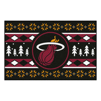 NBA - Miami Heat Holiday Sweater Rug - 19in. x 30in.