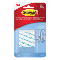 3M Command Medium Plastic Refill Strips 2.75 in. L 9 pk