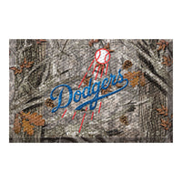 MLB - Los Angeles Dodgers Camo Camo Rubber Scraper Door Mat