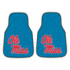 University of Mississippi (Ole Miss) Light Blue Carpet Car Mat Set - 2 Pieces