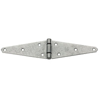 National Hardware 6 in. L Galvanized Silver Steel Heavy Duty Strap Hinge 2 pk