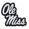 University of Mississippi (Ole Miss) 3D Chromed Metal Emblem