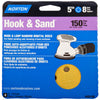 Norton Hook & Sand 5 in. Aluminum Oxide Hook and Loop A290 Sandpaper Vacuum Disc 150 Grit Fine 4 pk