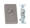 Sigma Engineered Solutions Rectangle Metal 1 gang Toggle Switch and Cover