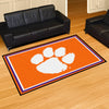 Clemson University 5ft. x 8 ft. Plush Area Rug