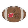 University of Wisconsin Southern Style Football Rug - 20.5in. x 32.5in.