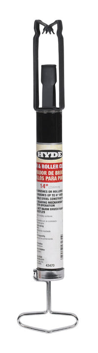 Hyde 14 in. L Black Steel Brush and Roller Cleaners