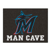 MLB - Miami Marlins Man Cave Rug - 34 in. x 42.5 in.