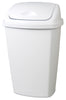 Sterilite 13.2 gal White Polypropylene SwingTop Locking Trash Can (Pack of 4).