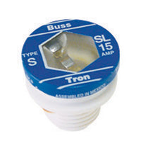 Bussmann 15 amps Tamper Proof Plug Fuse 4 pk