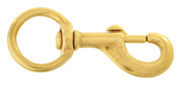 Campbell Chain 1-1/4 in. Dia. x 4-3/4 in. L Polished Bronze Bolt Snap 120 lb. (Pack of 10)